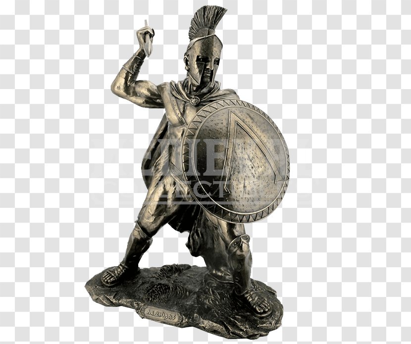 Statue Sparta Bronze Sculpture Figurine - Portrait - Knight Transparent PNG