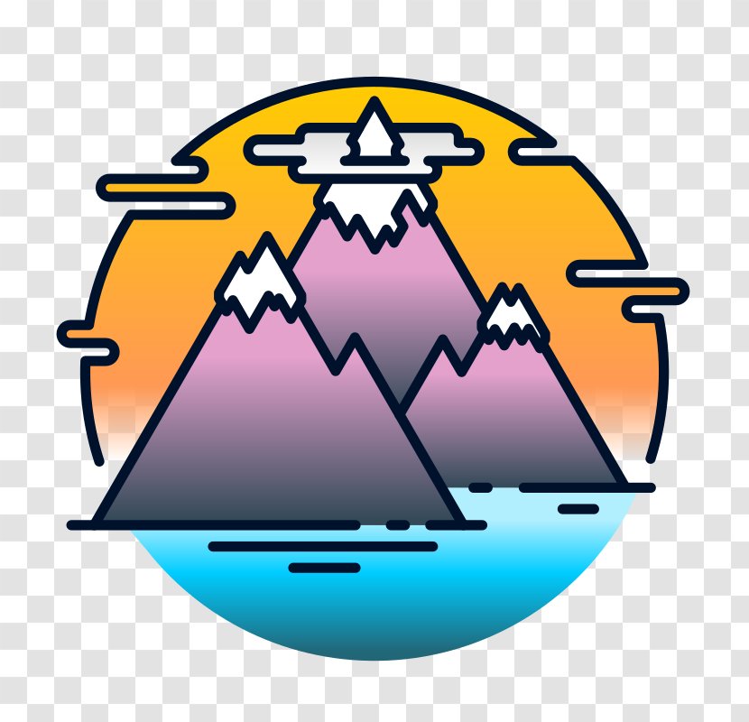 Clip Art Logo Product Line - Area - Mountainside Sign Transparent PNG