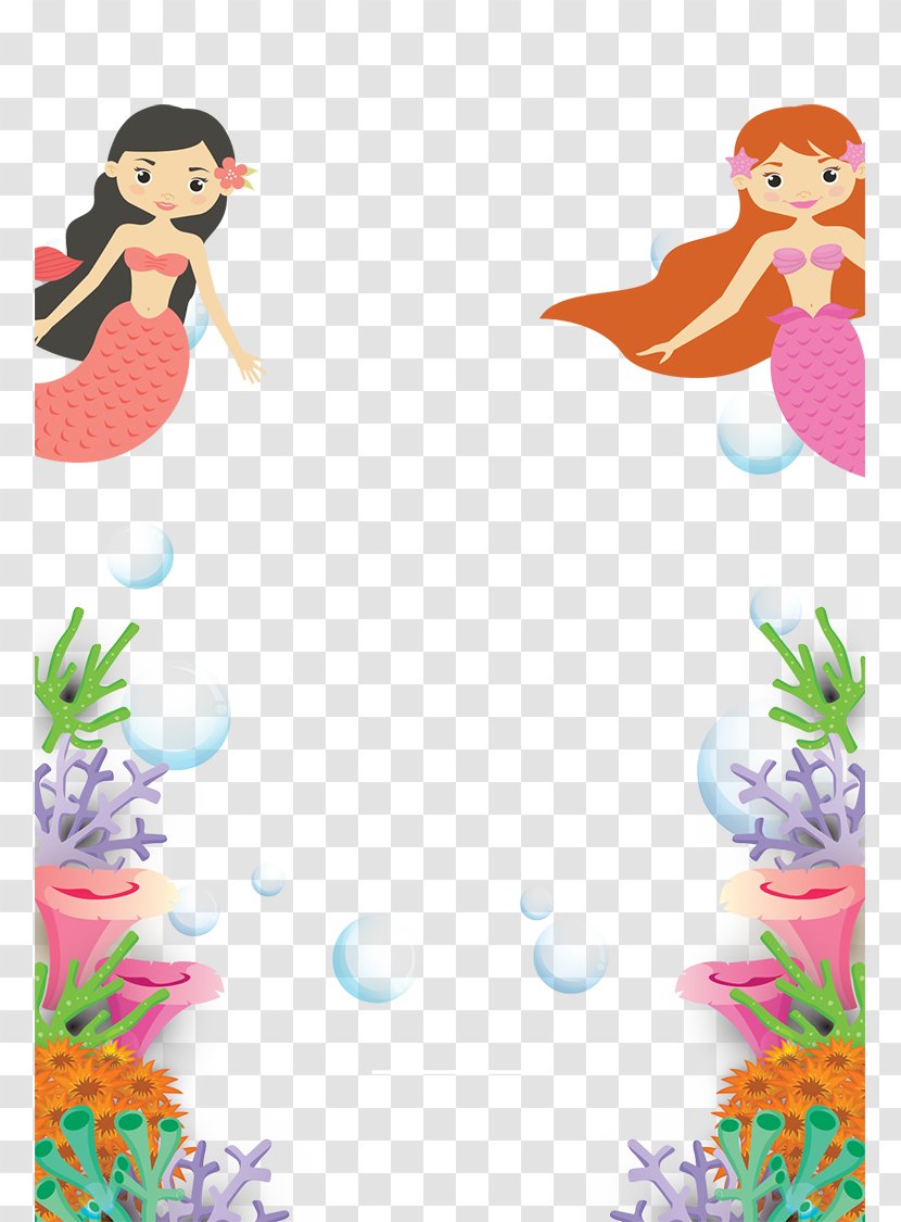 Mermaid Clip Art - Child - Birthday Party Transparent PNG