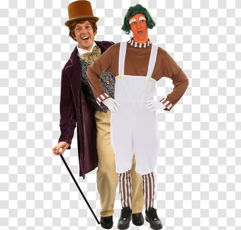 Willy Wonka & The Chocolate Factory Charlie And Costume Oompa Loompa - Celebrity Couples Halloween Transparent PNG
