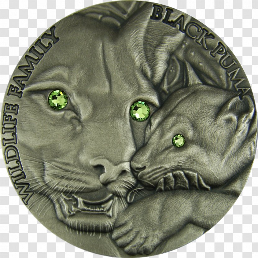 Silver Coin Leopard Bullion - Gold Transparent PNG