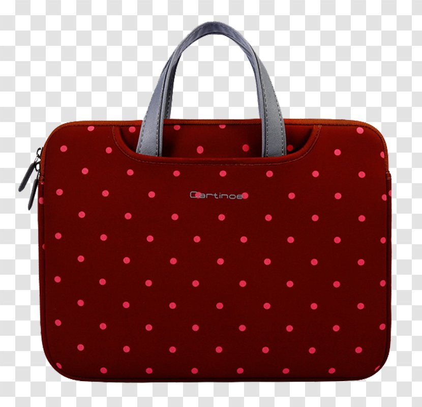 Handbag MacBook Air Laptop - Polka Dot - Macbook Transparent PNG