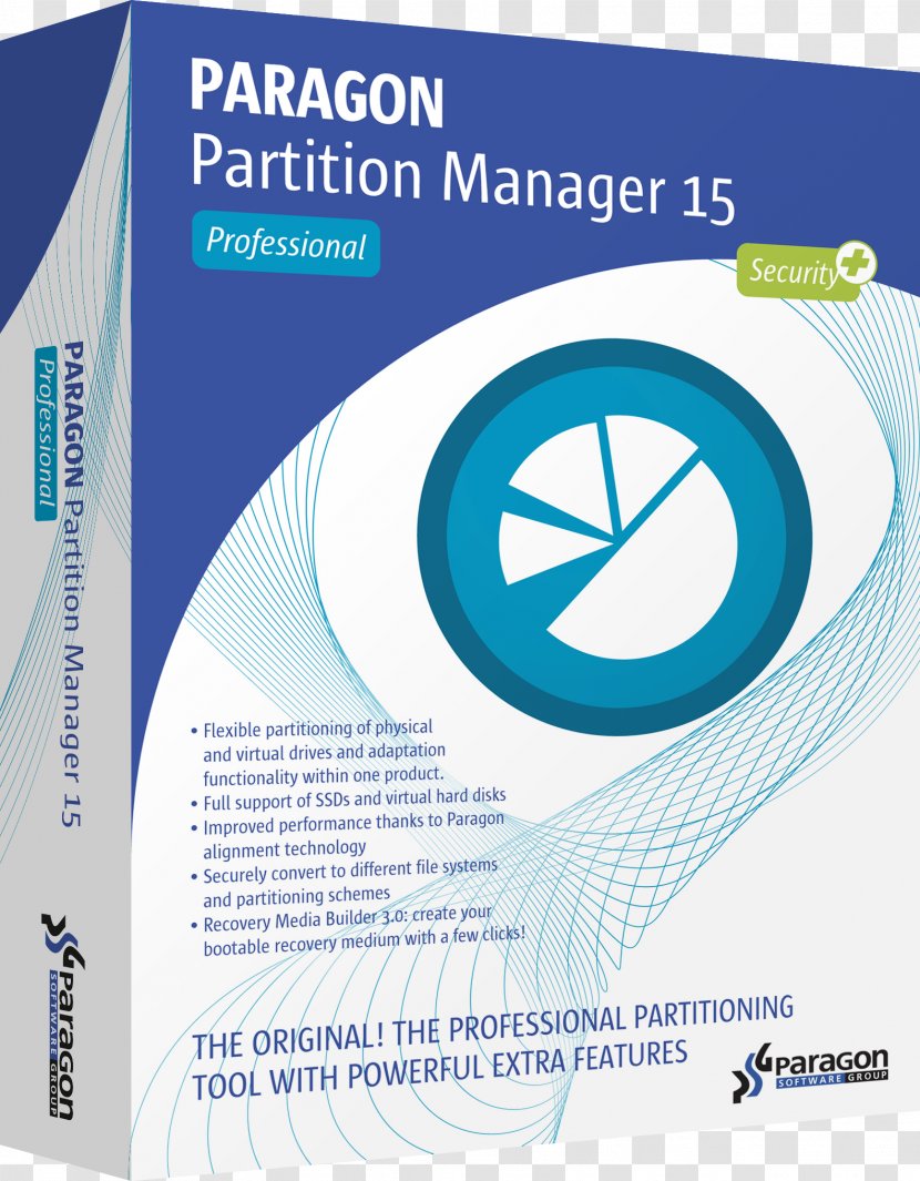 Paragon Partition Manager Hard Drives Computer Software Eraser Wiper - Disk Partitioning Transparent PNG