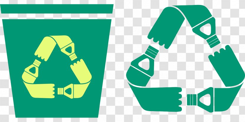 Recycling Symbol PET Bottle Plastic Bin - Human Behavior Transparent PNG