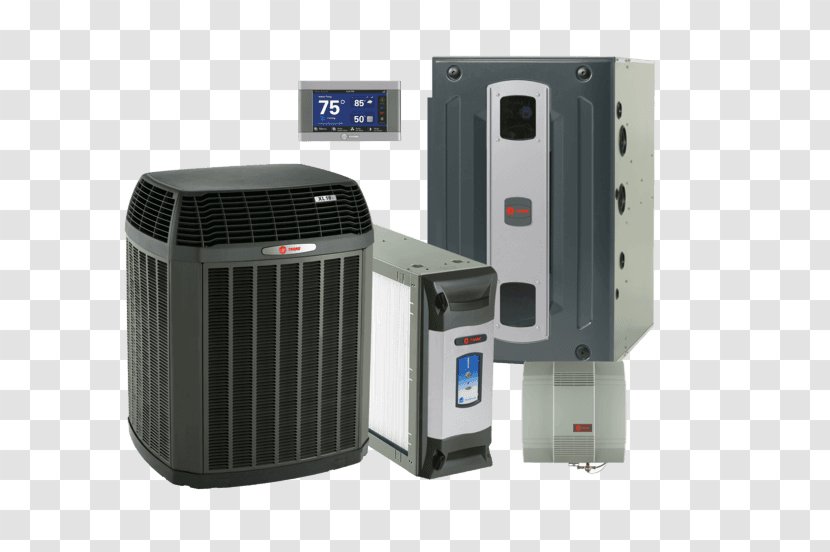Furnace Air Conditioning HVAC Trane Annual Fuel Utilization Efficiency - Centrifugal Fan - Hvac Parts Supplies Transparent PNG