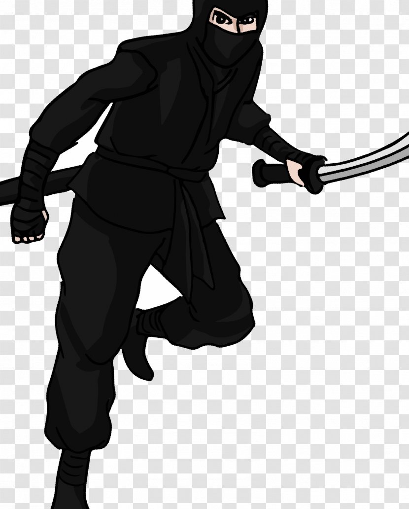 Costume Dry Suit Silhouette Character Fiction - Ninja Transparent PNG
