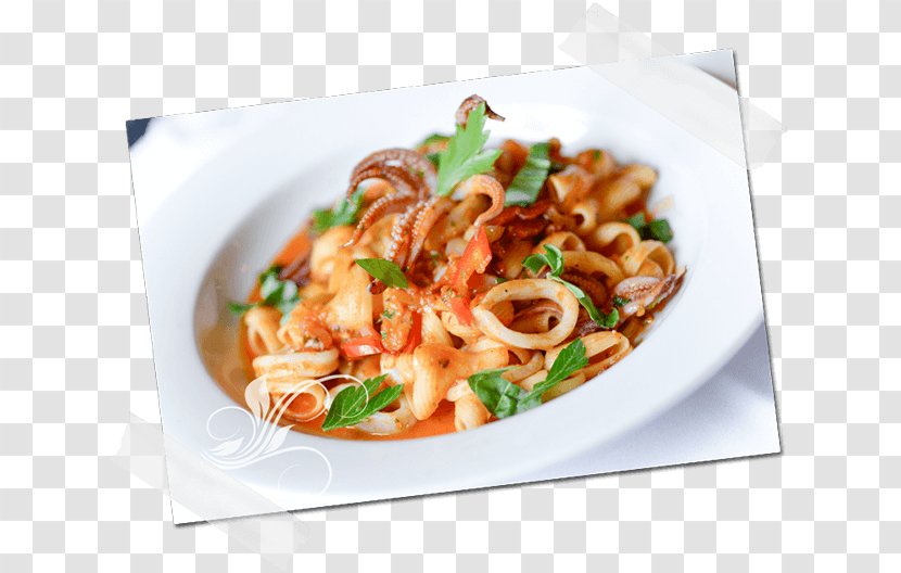 Spaghetti Alla Puttanesca Recipe Pasta Fra Diavolo Sauce Food - Crouton - Fresh Couple Transparent PNG