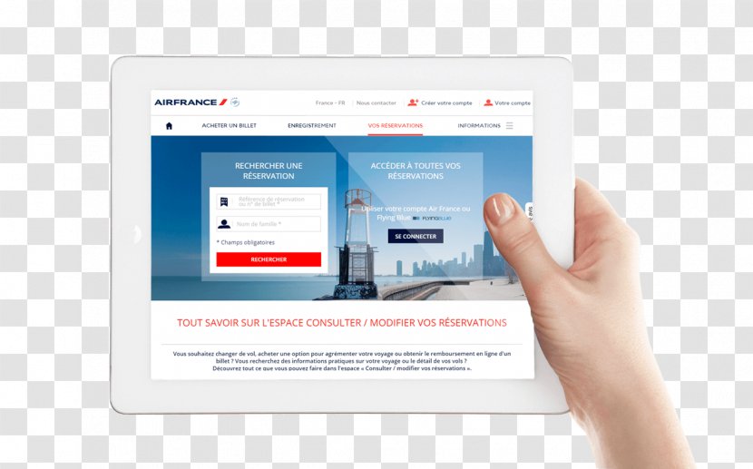 Multimedia Online Advertising Brand Display Webmaster - Communication - Air France Transparent PNG