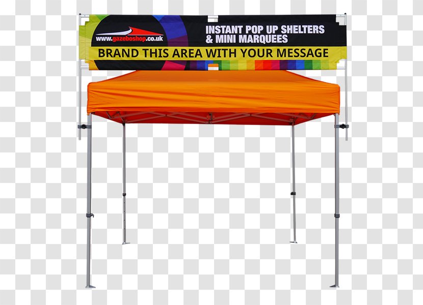 Table Gazebo Canopy Vinyl Banners - Advertising Transparent PNG