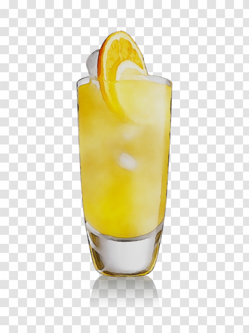 Harvey Wallbanger Vodka Tonic Fuzzy Navel Screwdriver Cocktail - Highball Glass Transparent PNG