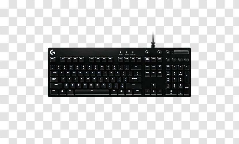 Computer Keyboard Mouse Logitech G610 Orion Red Gaming Keypad Transparent PNG