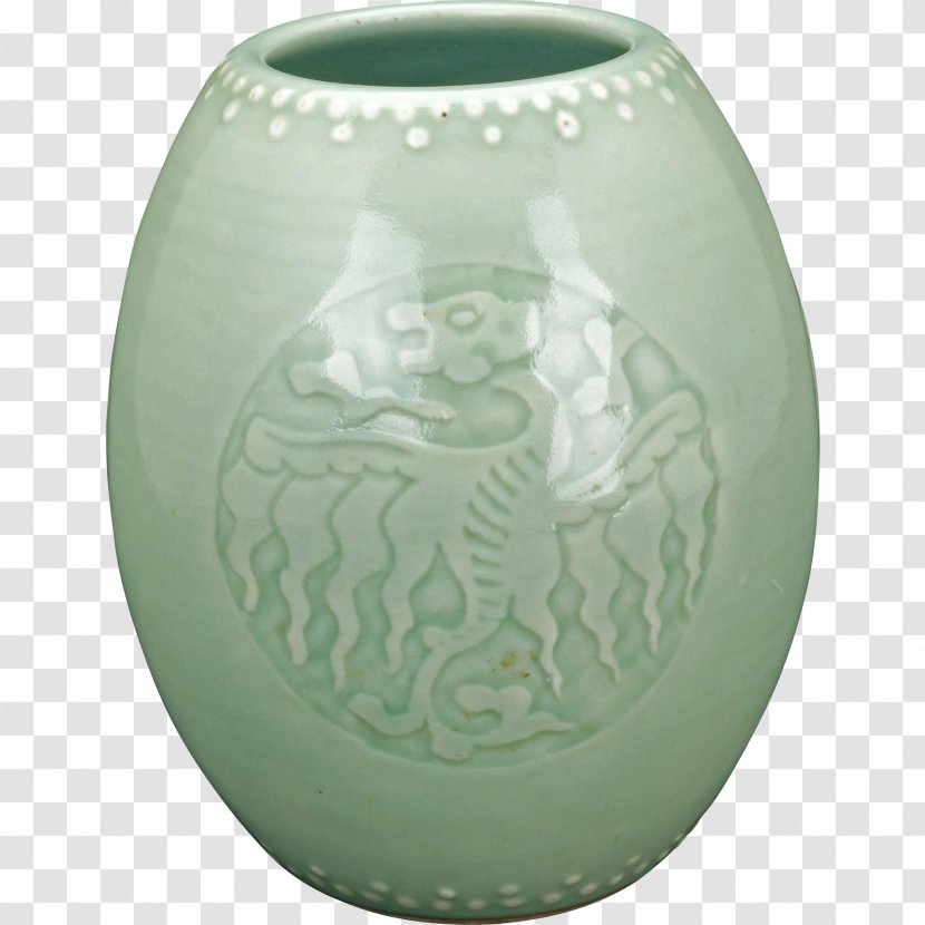 Chinese Ceramics Celadon Porcelain Ceramic Glaze - Export - Vase Transparent PNG