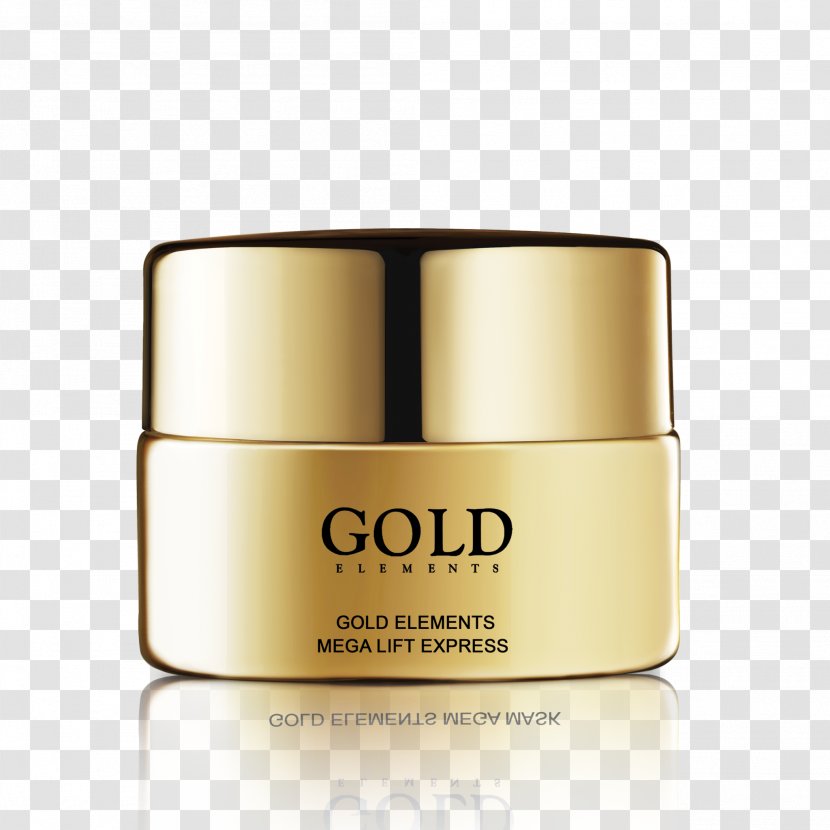 Cream Skin Care Gold Chemical Element - Moisturizer - GOLD LINE Transparent PNG