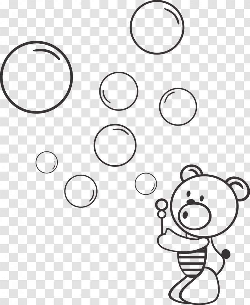 Drawing Painting Line Art Soap Bubble Room - Cartoon Transparent PNG