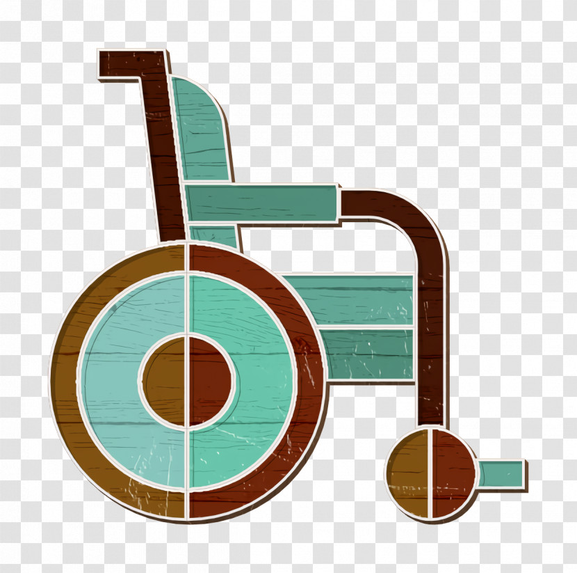 Hospital Elements Icon Wheelchair Icon Transparent PNG