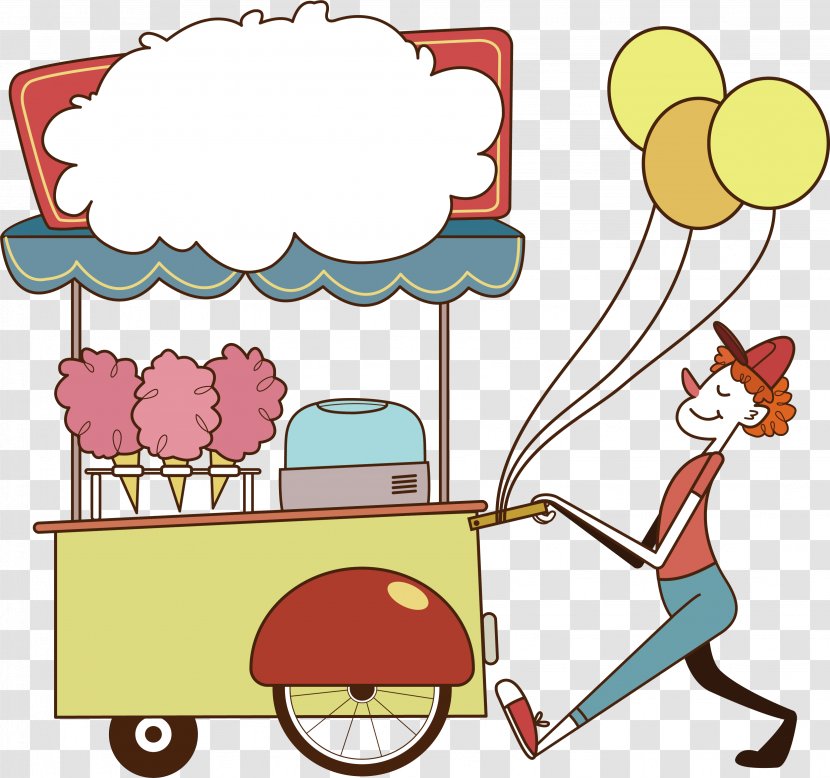 Drawing Candy Sweetness Clip Art - Hawker - A Peddler Of Carts Transparent PNG