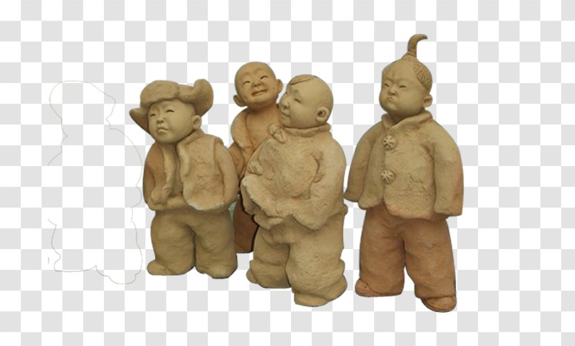 Clay Sculpture Child - Search Engine - Group Of Children Transparent PNG