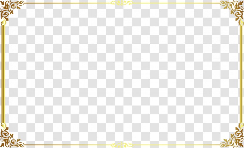 Game Pattern - Ancient Golden Frame Transparent PNG