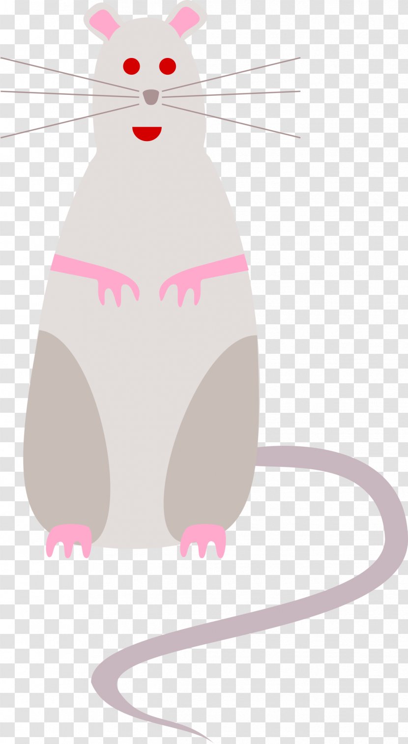 Brown Rat Laboratory Black Mouse Rodent - Silhouette Transparent PNG