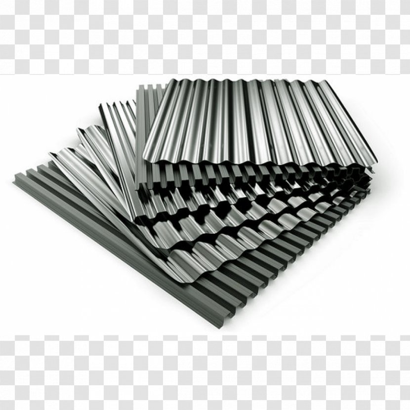 Corrugated Galvanised Iron Metal Roof Sheet Galvanization - Building - Roofing Transparent PNG