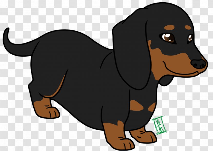 Dachshund Puppy Cartoon Animation Clip Art - Dog - Cute Transparent PNG