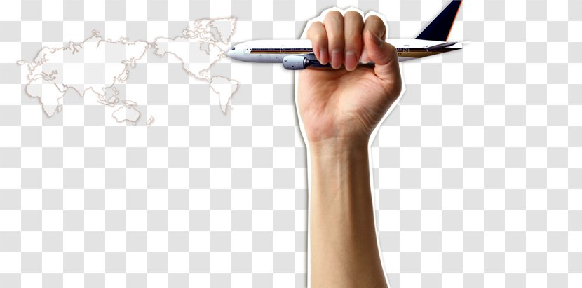 Finger Shoulder - Aircraft,map Transparent PNG