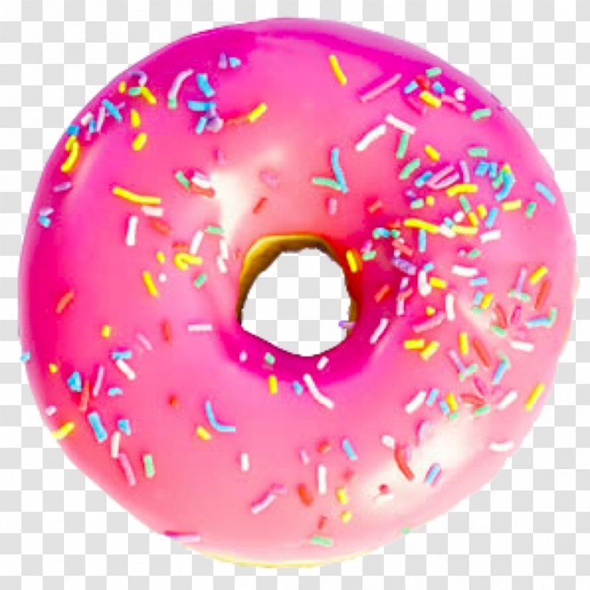 Donuts Frosting & Icing National Doughnut Day Sprinkles Cream - Pink - Unicorn Donut Transparent PNG