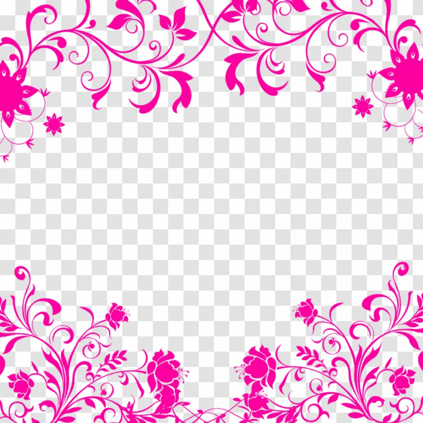 Clip Art Image Vector Graphics Floral Design - Heart - Pink Pattern Transparent PNG