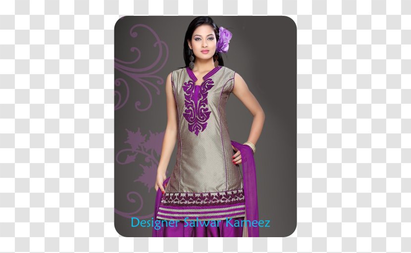Patiala Salwar Shalwar Kameez Clothing Dress - Magenta Transparent PNG