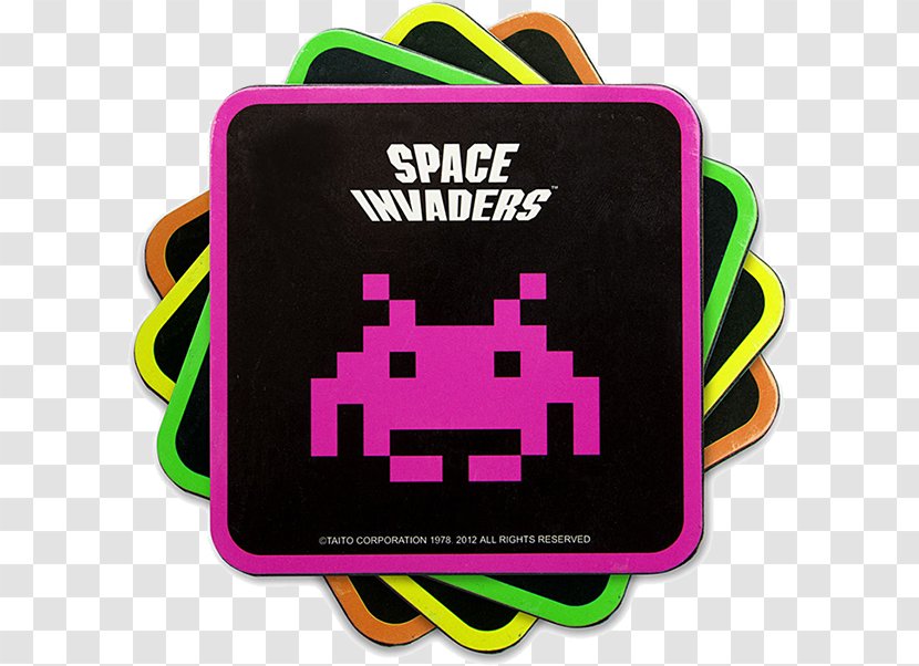 Space Invaders Video Games Taito Arcade Game Retrogaming - Atari 2600 - Mystery Prize Transparent PNG