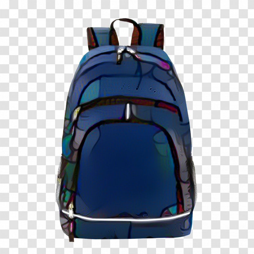Backpack Cartoon - Cobalt - Electric Blue Footwear Transparent PNG