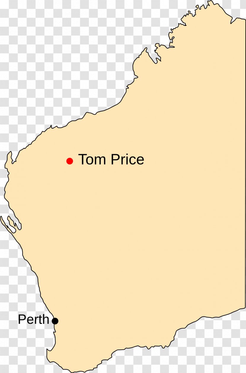 Tom Price Newman Perth Marble Bar Map - Australia Transparent PNG