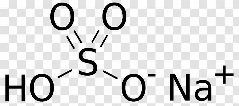 Sodium Bisulfate Bisulfite Lewis Structure - Black Transparent PNG