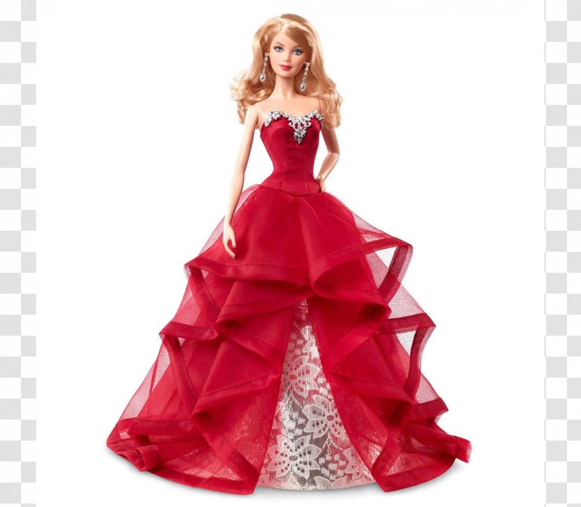 Barbie 2015 Holiday 2016 Doll Toy - Gift Transparent PNG