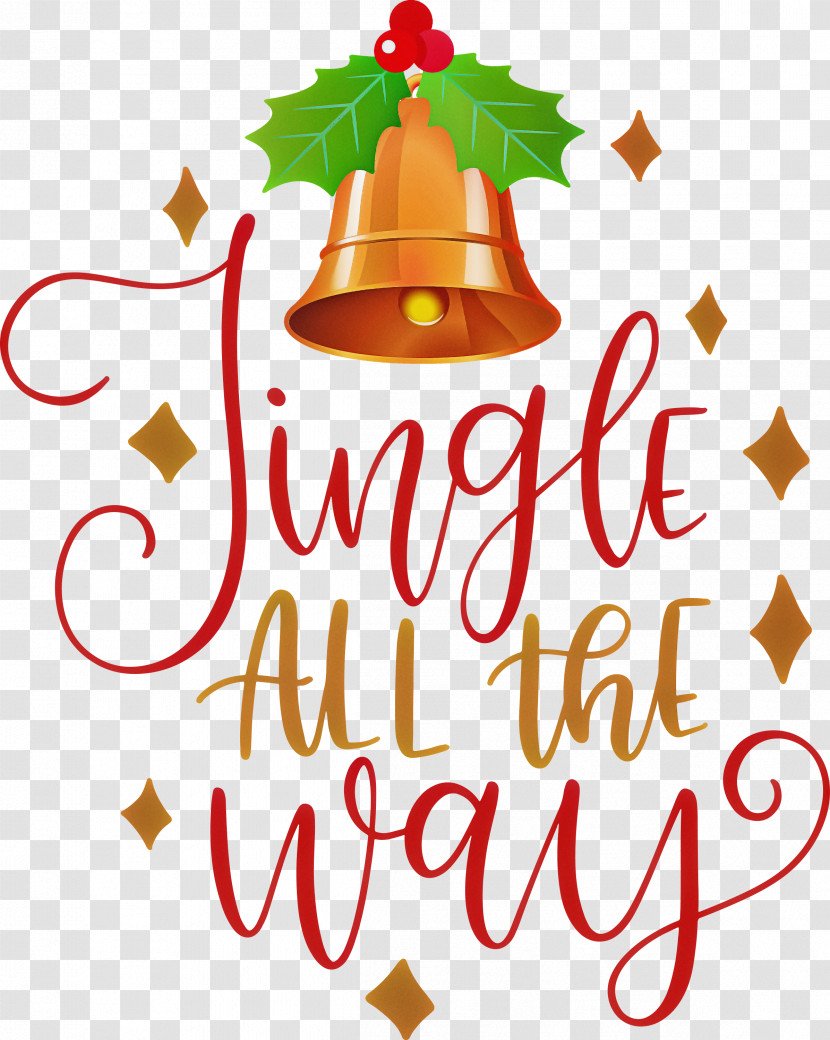 Jingle All The Way Christmas Transparent PNG