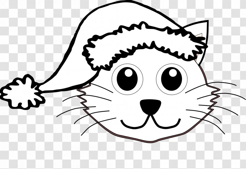 The Cat In Hat Santa Claus Christmas Clip Art - Heart - Cute Gerbil Cliparts Transparent PNG