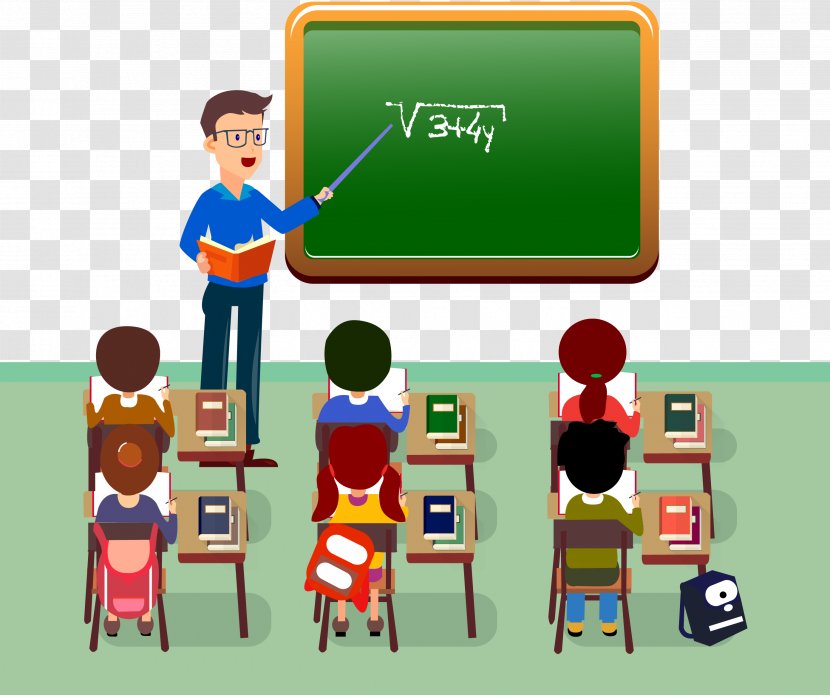Student Teacher Classroom - Play - Mathematics Class Transparent PNG