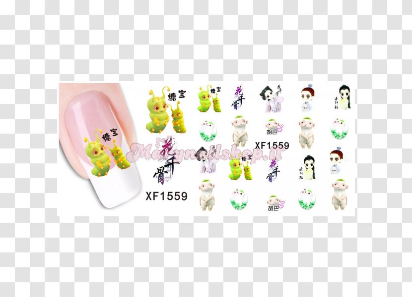 Sticker Nail Art Wall Decal Sales - Artificial Nails Transparent PNG