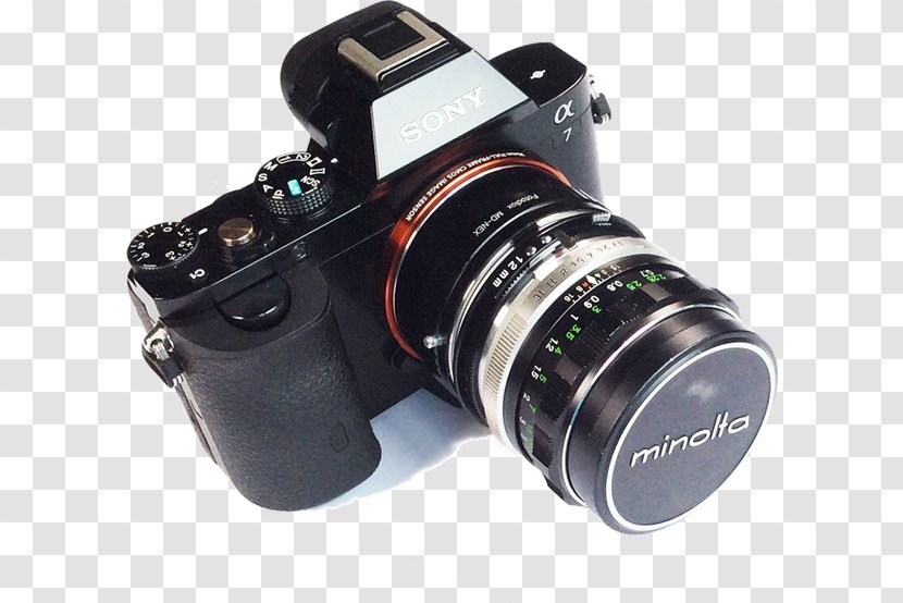 Digital SLR Camera Lens Photographic Film Single-lens Reflex Mirrorless Interchangeable-lens - Hardware - Sony A7 Transparent PNG