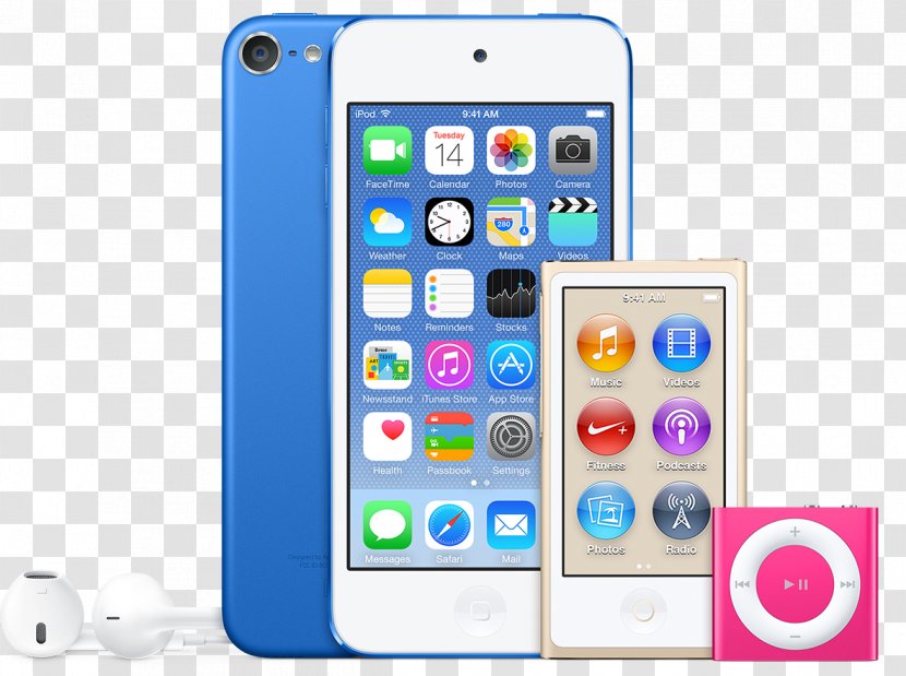 IPod Touch Shuffle Nano Apple - Feature Phone Transparent PNG