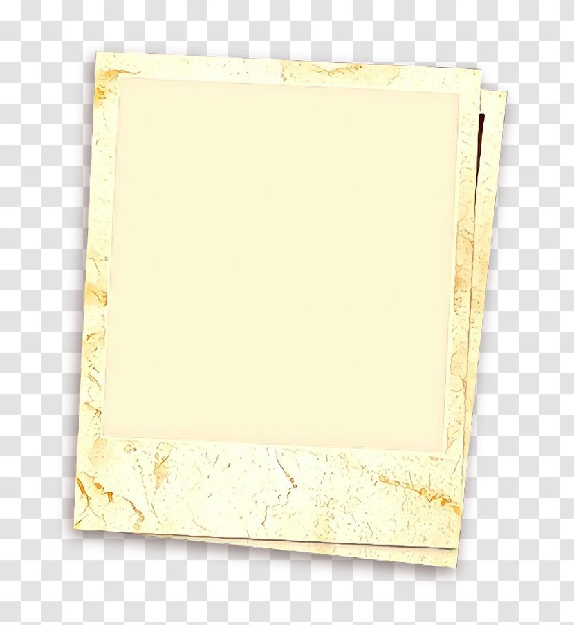 Yellow Paper Product Beige Rectangle Transparent PNG