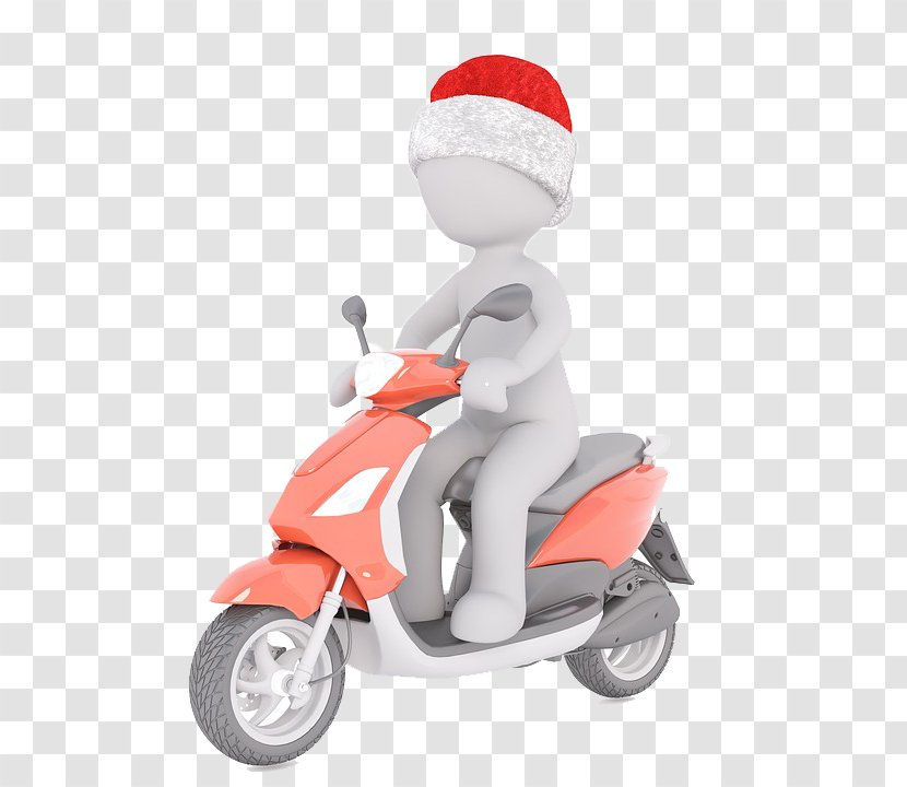 Scooter Motorcycle Moped Vehicle Pixabay - People Riding Electric Transparent PNG