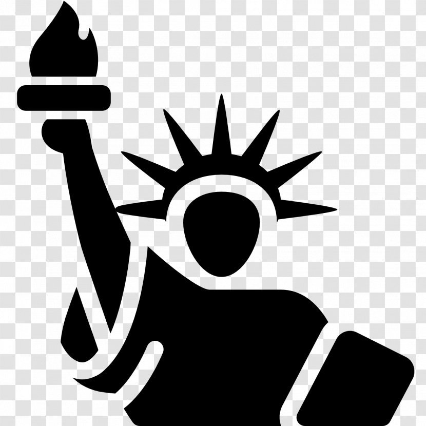 Statue Of Liberty Computer Software - Silhouette Transparent PNG