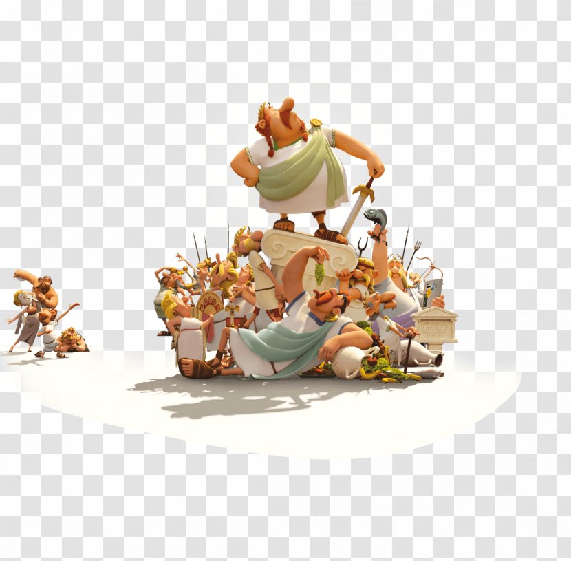 Asterix The Mansions Of Gods 50 BC Figurine Poster - Und Obelix Transparent PNG