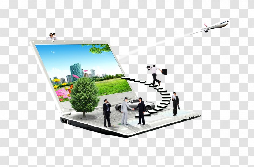 Material Advertising Business - Manufacturing - People On The Computer Transparent PNG