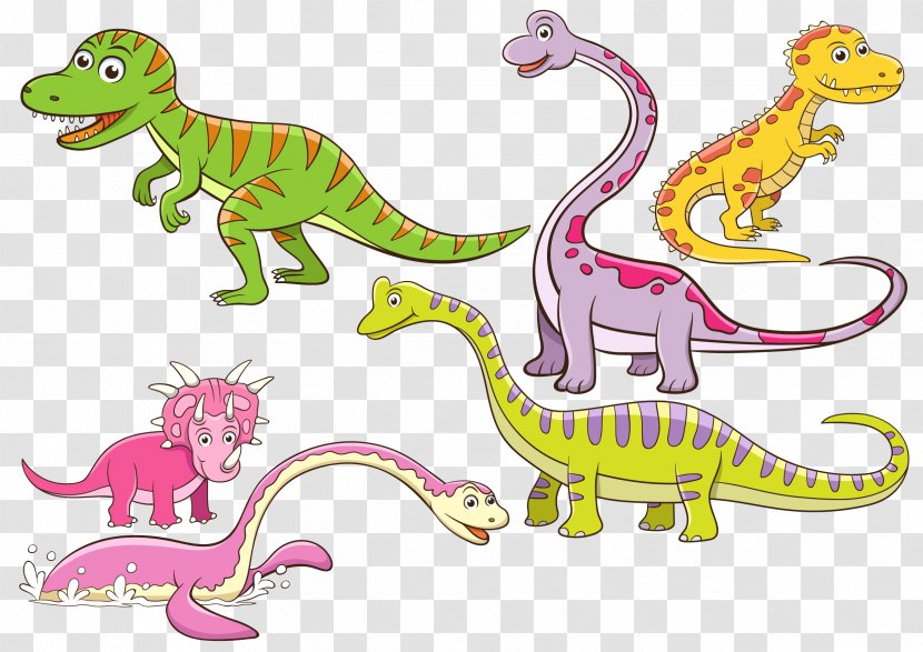 Cartoon Dinosaur Drawing Illustration - Royaltyfree - Creative Transparent PNG