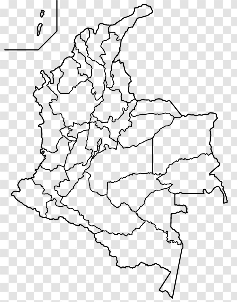 Departments Of Colombia La Guajira Department Blank Map Putumayo Transparent PNG