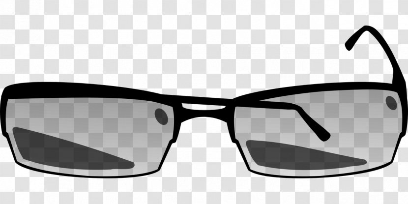 Goggles Sunglasses Black & White - M Product Transparent PNG