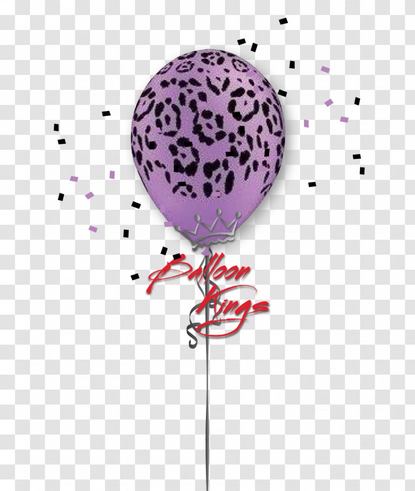 Mylar Balloon Animal Print Leopard Pink Transparent PNG