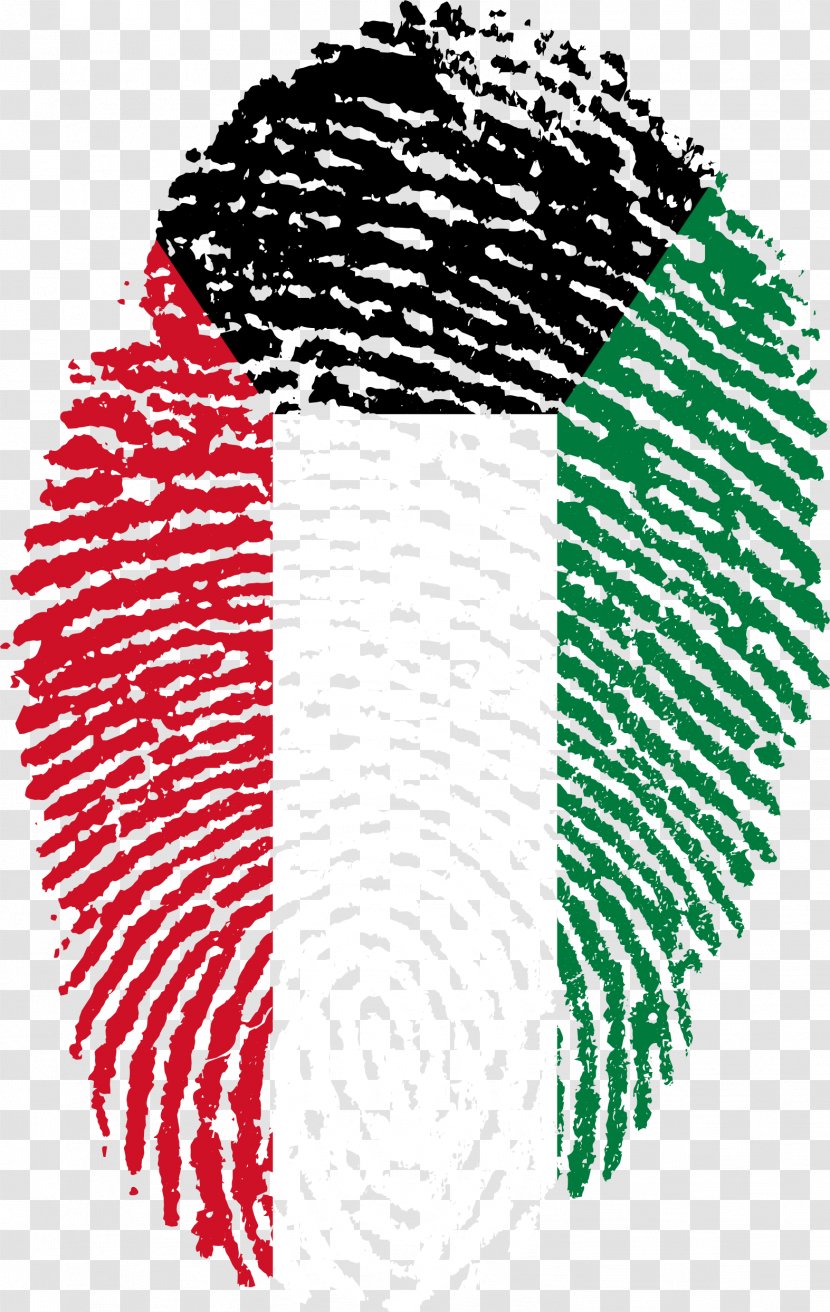 Flag Of Haiti Fingerprint Kuwait - The United States - Finger Print Transparent PNG